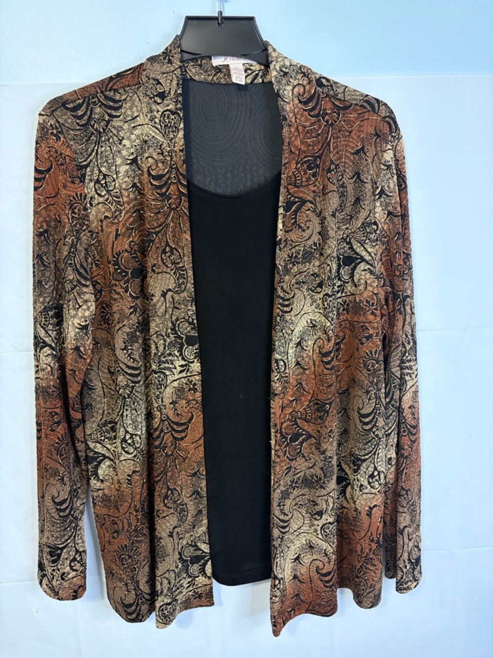 JM Collection Multicolor Paisley Jacket